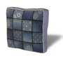 Aberto Design YM1339 Cojín de Lujo 42x42 cm, 50% Algodón / 50% Poliéster, Suave y Elegante, Funda Extraíble con Cremallera Oculta, Relleno de Silicona para Máximo Confort